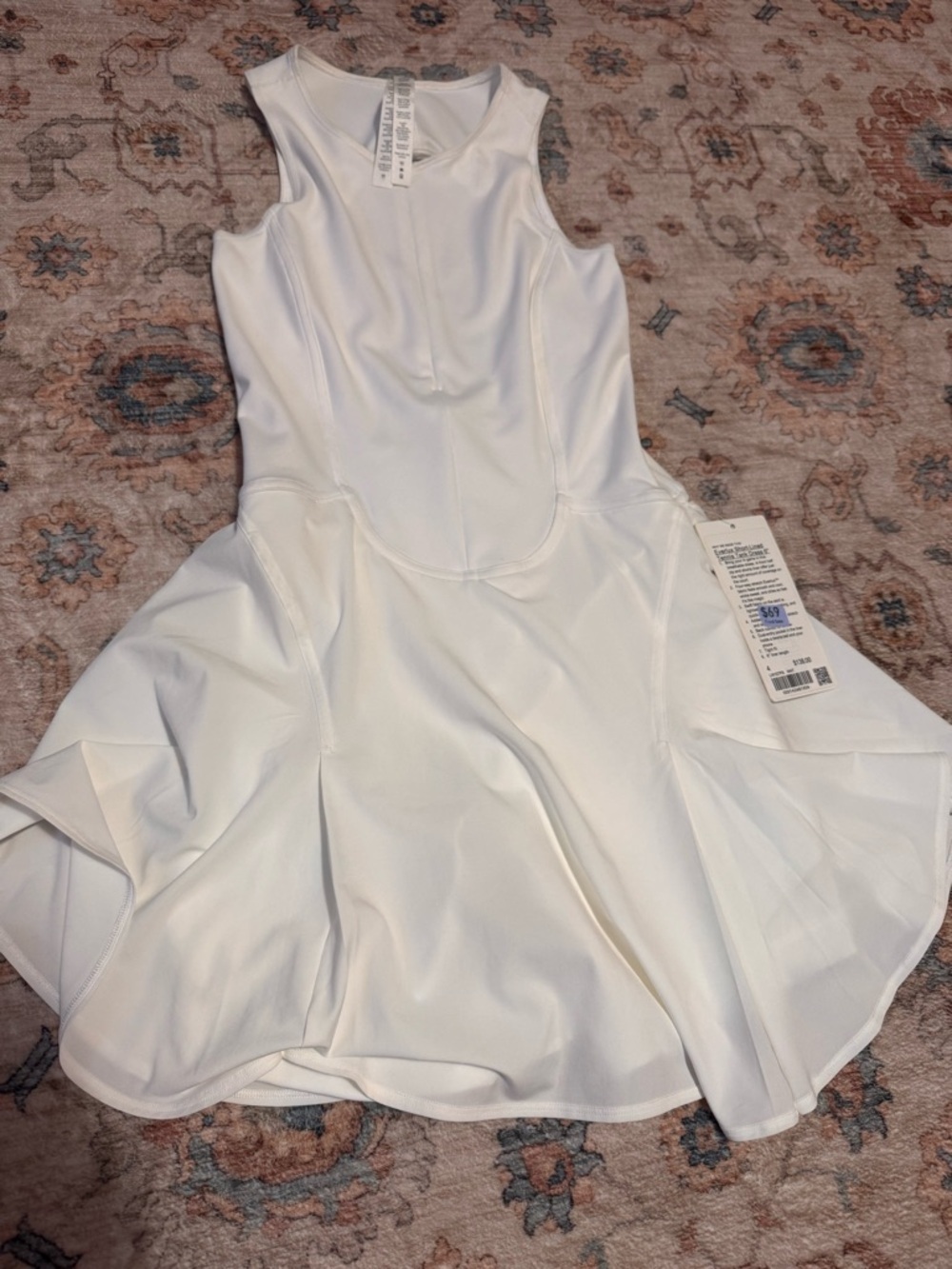 NWT Lululemon Everlux Tank Dress 6”- athletic dress, pickleball, tennis